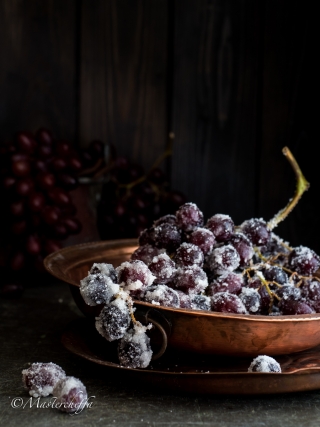 Come fare l'uva brinata merry christmas food photography