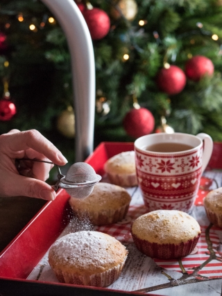 muffin natale merry christmas food photography